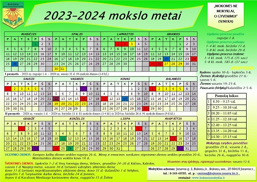 Kalendorius 2023